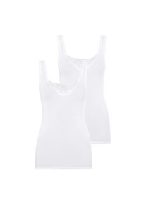 Schiesser Unterhemd »Cotton Essentials«, (2er-Pack) weiß 36 Schiesser Tanktop im 2er-Pack