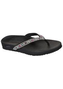 Skechers Zehentrenner »ARCH FIT MEDITATION DAY SHIMMER«, mit verzierten Riemchen schwarz 38 schwarz-kombiniert Toller Sommerschuh mit weichem...