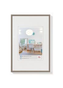 Walther Bilderrahmen »New Lifestyle Kunststoffrahmen«, (1 St.) silberfarben edelstahlfarben