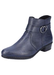 Rieker Stiefelette, mit hübscher Zierschnalle blau 36 In eleganter Optik