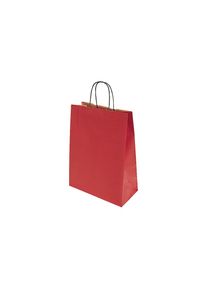 Sac en papier Toptwist, de couleur, rouge, L x l x h 240 x 110 x 310 mm, lot de 150, à partir de 10 lots ratioform