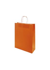 Papiertragetasche FRESH, orange, LxBxH 320 x 130 x 425 mm, 100 g/m², VE 250 Stk, ab 10 VE ratioform