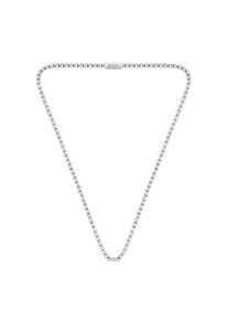 BOSS Edelstahlkette »Chain for him, 1580291, 1580292« silberfarben edelstahlfarben Herrenkette als zeitloses Highlight zu jedem Outfit