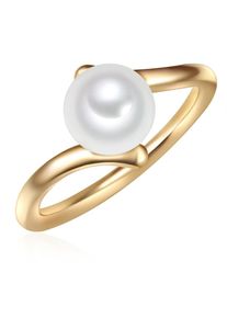 Valero Pearls Ring Damen, gold / perlweiß, Größe 64