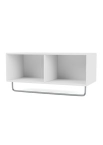 Coat Ablage mit Kleiderstange New White Montana QUICK SHIP