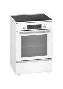Bosch Induktions-Standherd »HLS59D321«, HLS59D321, HLS59D321, mit 3-fach-Teleskopauszug, ecoClean weiß CombiZone: mehr Flexibilität durch...