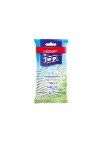 Tempo lingettes humide Fresh to go Protect, 10 pi&egrave;ces