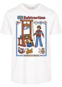 Steven Rhodes Learn About Subtraction T-Shirt weiß