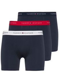 Tommy Hilfiger 3p Boxer Brief Wb Boxer Herren - bunt - Gr. S - Baumwolle/Elastan