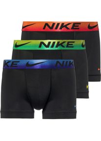 Nike Trunk 3pk Boxer Herren - schwarz - Gr. XL - Polyester/Elastan