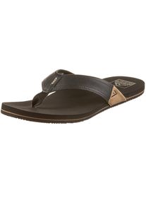 Reef Newport Zehentrenner Herren - schwarz - Gr. 42 - Synthetik