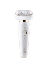 Braun Epilierer »Silk-épil 9 Flex 9-001«, kabellose Wet & Dry-Epilation, breiter Kopf mit 40 Pinzetten goldfarben