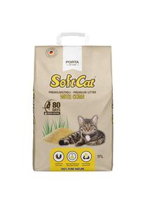 2x 17l Porta Corn SoftCat Katzenstreu