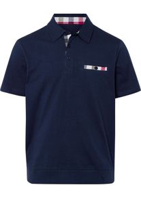 Herren Kurzarm-Poloshirt marine