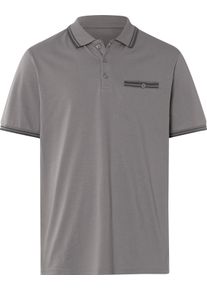 Herren Kurzarm-Poloshirt grau
