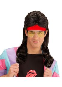 Widmann Perruque noire des ann&eacute;es 80