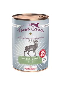 6x 400g Alimentum Veterinarium Diabetic Diät Wild Terra Canis Nassfutter für Hunde