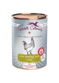 6x 400g Alimentum Veterinarium Low Mineral Diät Huhn Terra Canis Nassfutter für Hunde