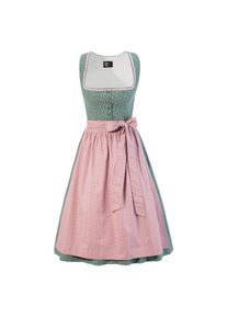 Turi Landhaus Dirndl, (2 tlg.), Damen, midi mit weich fallendem Baumwollrock grün 38 N-Gr Kleider