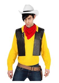 maskworld Costume Lucky Luke da uomo