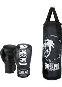 Super Pro Boxsack »Boxing Set Punch«, (Set, mit Boxhandschuhen)