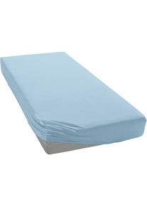 Damai Spannbettlaken »Renforcé«, (1 St.), in vielen Größen blau baumwolle oekotex hellblau