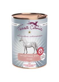 6x 400g Alimentum Veterinarium Intestinal Pferd Terra Canis Nassfutter für Hunde