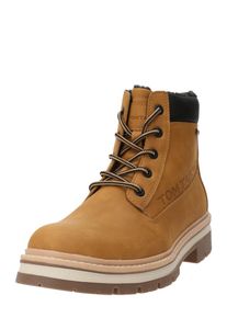 TOM TAILOR Schnürboots Herren, cognac / schwarz, Größe 43