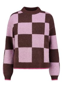 Shiwi, Femmes Pull-over 'Helsinki Check', aubergine / orchid&eacute;e