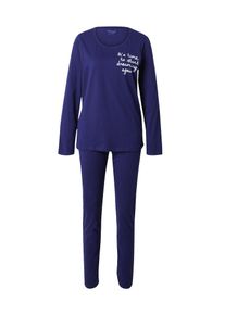 Triumph Pyjama Damen, enzian / weiß, Größe L