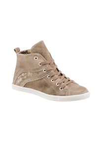 Spieth & Wensky SPIETH & WENSKY Schnürschuh, Damen, mit dekorativer Stickerei beige 36 natur Sportlicher Trachtenschuh in Knöchelhöhe