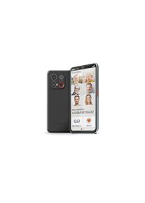Emporia Smartphone »Smart 6 schwarz«, Schwarz, silberfarben, 16,64 cm/6,58 Zoll, 128 GB Speicherplatz, 50 MP Kamera