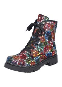 Rieker Winterstiefelette, mit geblümtem Druck bunt 39 multi Tolle Stiefelette im trendigen Look