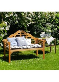 Casaria® Gartenbank Marlboro Eukalyptusholz FSC®-zertifiziert 135x52x100cm