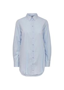 Pieces Hemdbluse »PCJIVA LS SHIRT« blau XL (42) kentucky blue Lange Hemdbluse von Pieces