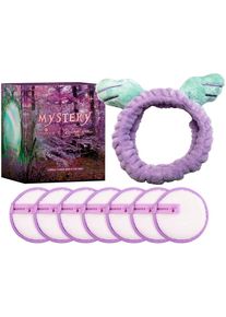 Essence Make-up »x Beauty Benzz everyday is a MYSTERY makeup remover pads & hair band«, (Set, 2 tlg.) bunt 7 Abschminkpads & flexibles Haarband