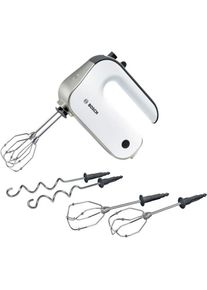 Bosch Handmixer »Styline MFQ4835DE«, 575 W, Edelstahl-Knethaken, 2x Rührbesen, weiß weiß Mixer
