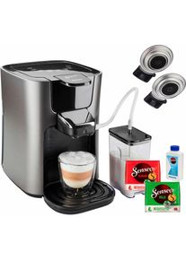 PHILIPS SENSEO Kaffeepadmaschine »HD6574/50 Latte Duo«, inkl. Gratis-Zugaben im Wert von 14, - UVP grau Kaffeemaschine