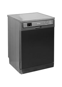 Sharp Standgeschirrspüler, QW-HY26F39DA-DE, 9 Maßgedecke silberfarben
