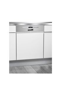 Neff teilintegrierbarer Geschirrspüler »S145HTS15E«, N 50, S145HTS15E, 12 Maßgedecke schwarz EasyClean