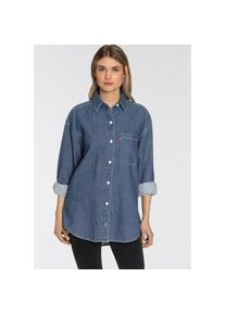 Levi's LEVI'S® Longbluse »NOLA«, im Oversize-Fit blau L (40) mid blue Lässige Longbluse von Levi's® im Boyfriend Look