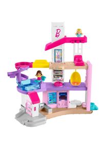 Fisher-Price® Lernspielzeug »Little People Barbie Traumvilla Puppenhaus«, biligual; mit 2 Puppen und Licht und Sound bunt