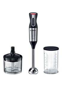 Bosch Stabmixer »ErgoMixx Style MS6CM6120«, 1000 W, starke Leistung, 12 Geschwindigkeitsstufen, Mixbecher mit Deckel schwarz Mixer