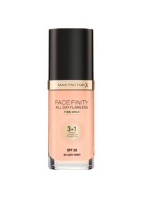 Max Factor Foundation »FACEFINITY All Day Flawless« rosa 40 Light Ivory Primer, Concealer und Foundation in Einem - für langanhaltende, hohe...