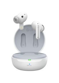 LG In-Ear-Kopfhörer »TONE Free DFP8«, Bluetooth, Active Noise Cancelling (ANC)-True Wireless, MERIDIAN-Sound-UVnano weiß Bis zu 10 Stunden...