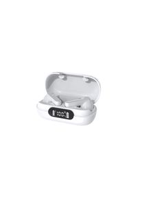 Denver wireless In-Ear-Kopfhörer »TWE-40« weiß Mit kleinem Display zum Ladestand auf der Ladebox