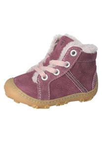 Pepino BY RICOSTA Winterstiefel »ELIA«, mit Warmfutter, WMS weit lila 26 pflaume-kombiniert Schnürstiefel für Laufanfänger