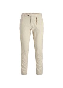 Jack & Jones JACK & JONES Chinohose »ACE SKY LINEN« beige 36 Länge 32 hellbeige Cinos im Still einer Leinenhose