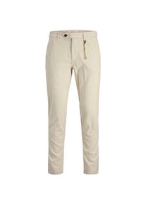 Jack & Jones JACK & JONES Chinohose »ACE SKY LINEN« beige 32 Länge 34 hellbeige Cinos im Still einer Leinenhose