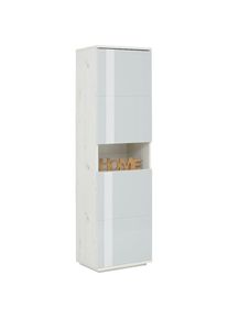 MAJA MÖBEL MAJA MÖBEL Schuhschrank »ALEA«, Glasfronten weiß white oak/Glas grau